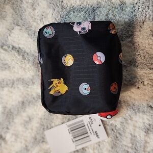 Lesportsac Black Pokémon Small Cosmetic Pouch New Authentic W.J